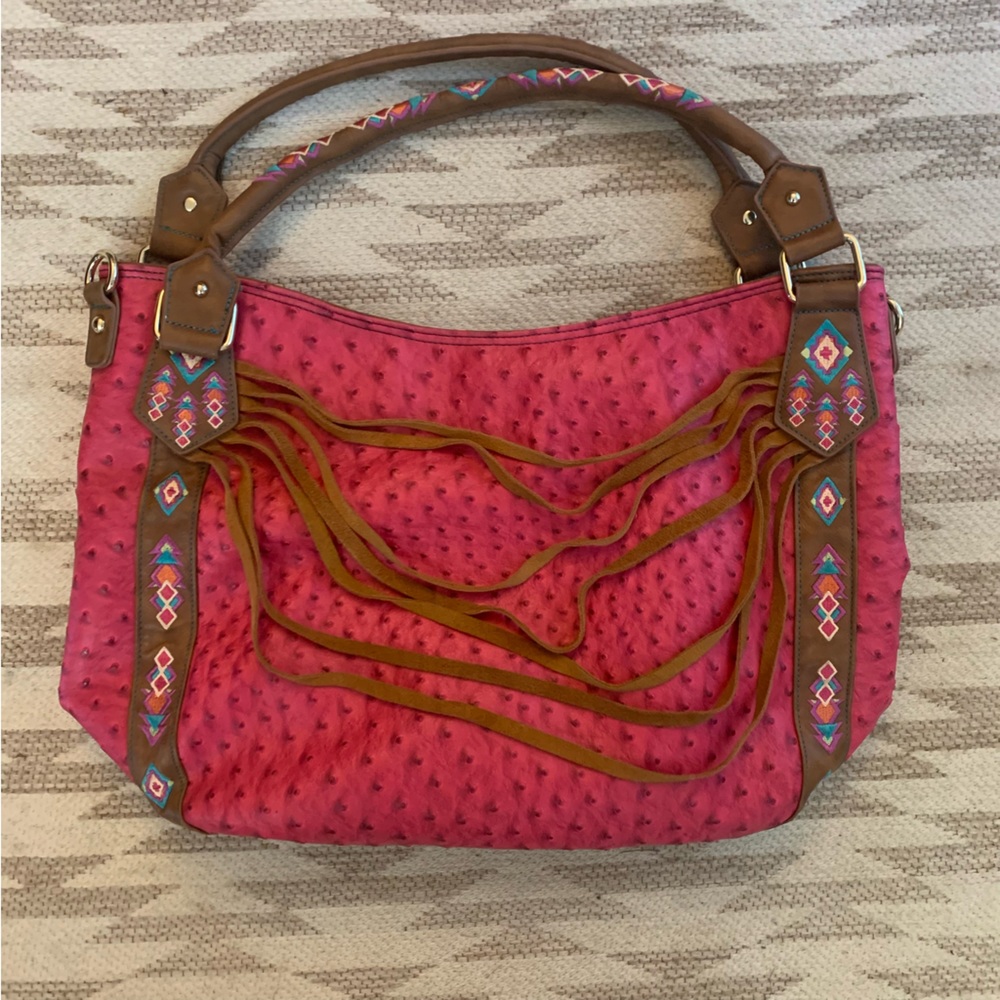 Catchfly Ostrich Western Bag